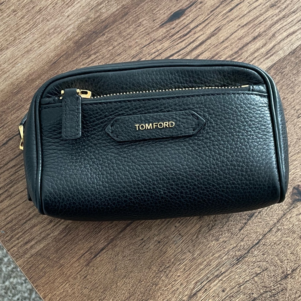 Tom Ford Small Travel Cosmetic Case in Grain Leather